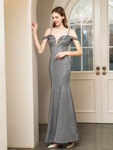 Mermaid Fashion Formal Evening Dresses Sleeveless Floor Length Prom Dresses