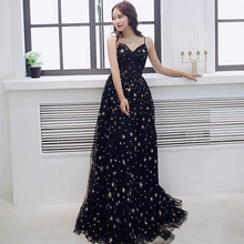 Sexy Black Sweetheart Tulle Long Party Dress Chic Black Evening Dress Prom Dress Y1159