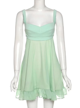 Green A-line Mini Homecoming Dress Backless Party Dress Y2510