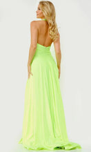 Lime Green Halter Dress SYP77