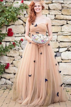 Beautiful Butterfly Wedding Dresses Sweetheart Ruffles Bridal Gown,MW391