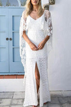 Batwing Sleeve Lace Rustic Wedding Dresses Ivory Sheath Boho Wedding Dresses,MW407