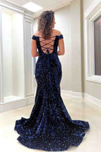 Sequin Maxi Dress Mermaid Prom Dresses SYP150