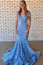 Sequin Maxi Dress Mermaid Prom Dresses SYP150