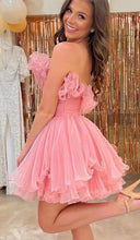 Short Strapless Homecoming Dresses SYH92