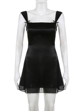 Lovely Black Straps A-line Homecoming Dress Y4035