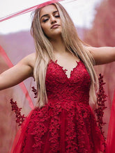 Applique Tulle Floor Length Dresses SYP131