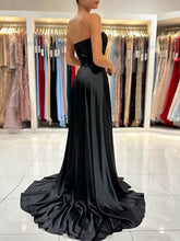 Satin Ruched Sweetheart Prom Dresses SYP137