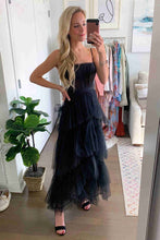 Princess Hot Pink Tiered Tulle Prom Dress SYP103