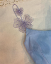 Lilac Tulle A Line Party Dress Straps Homecoming Dress With Flowers Y8143