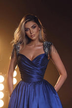 Royal Blue Sweetheart A-Line Princess Evening Dress