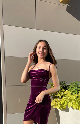 Spaghetti Straps Bodycon Dress Sexy Homecoming Dress Y60