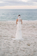 White Lace Mermaid Sweetheart Off Shoulder Beach Wedding Dresses, MW222