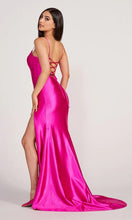 Satin Fuchsia Prom Dress SYP72