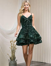 Sequin Homecoming Dresses for Teens Sparkly Short Prom Dresses SYH87