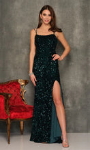 Sequined Red Prom Dress With Split Special Occasion SYP52