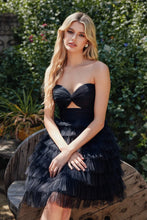 A-line sweetheart bodice tulle Tiered Dress SYH107