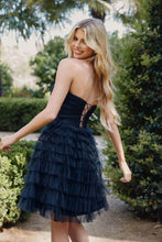 A-line sweetheart bodice tulle Tiered Dress SYH107