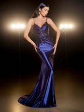 Sparkly Lavender Corset Long Prom Dress with Asymmetrical Appliqués
