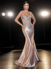 Sparkly Lavender Corset Long Prom Dress with Asymmetrical Appliqués