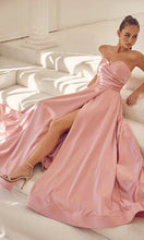 High-Slit Strapless Sweetheart Prom Dress SYP176