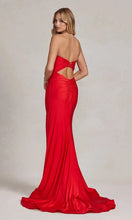 Red Prom Dress Sweetheart Strapless Formal Dress SYP49