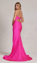 Fuchsia Prom Dress Sweetheart Strapless Formal Dress SYP47