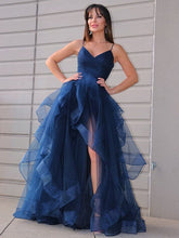 Tulle Layers Formal Dresses V neck Prom Dresses SYP17