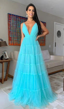 Tulle Tiered Evening Dresses SYP36