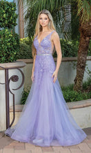 V Neck Prom Ball Gown with Sheer Bodice SYP71