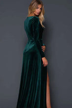 Maxi Velvet Gown Dress SYP14