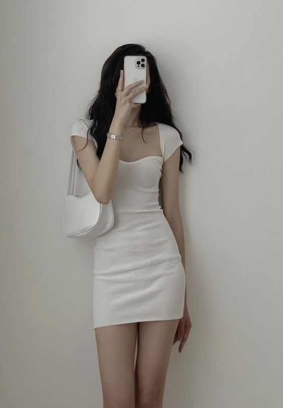 White Dress Summer Dress Sexy White Homecoming Dress Y1467