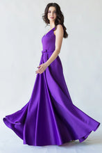 Satin Prom Dress Lace Up Formal Dress SYP187