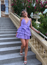 Short Homecoming Dress Ruffle Spaghetti-Neck Party Sexy Mini Dress Y2199