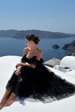 Katalina |A-Line Corset Ruffled Tulle Prom Dress