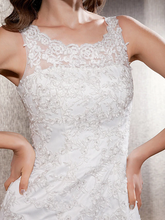 Wedding Dresses Scoop Neck Lace Tulle Sleeveless