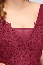 A-Line Bateau Long Plus size Sleeveless Evening Dresses with Appliques