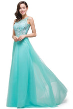 A-line Court Train Tulle Evening Dress with Appliques