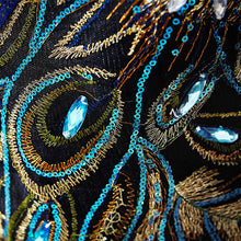 A-line Embroidery Strapless Tulle Prom Dress