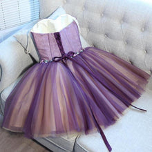 A-line Sweetheart Tulle Pretty Homecoming Dresses Mini Prom Dress PD391
