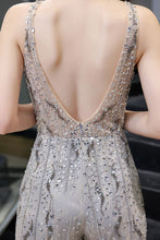 Amazing Illusion High Neck See-through Party Jumpsuit Sleeveless Prom Wear