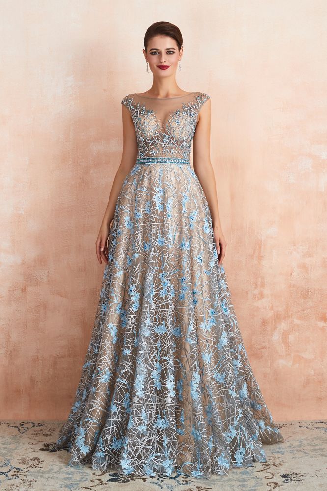 swing dress evening Amazing Sleeveless aline Evening Swing Dress Floral Wedding Party Dress –  Anna PromDress