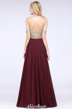 Appliques Spaghetti Straps Prom Dresses | A-Line Sleeveless Evening Dresses