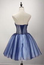 Ball Gown Strapless Short Tulle Homecoming Dress With Beading  PG139
