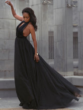 Ball Gown Tulle Ruffles V-neck Sleeveless Court Train Prom Dresses