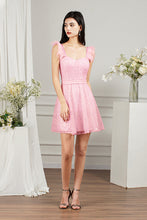 Pink Short A-line Sweetheart Tulle Beading Formal Prom Dresses