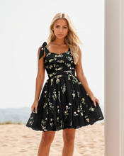 Flower Hoco Dress Spaghetti Strap Homecoming Dress SYH79