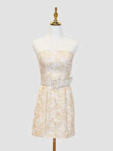 Sheath Strapless Short Homecoming Dress