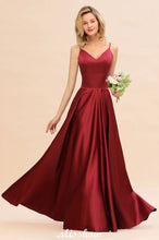 Burgundy Evening Maxi Dress Charming V-Neck Backless Wedding Party Dress