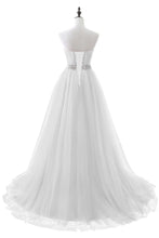 Burgundy Tulle A-line Sweetheart Prom Dress